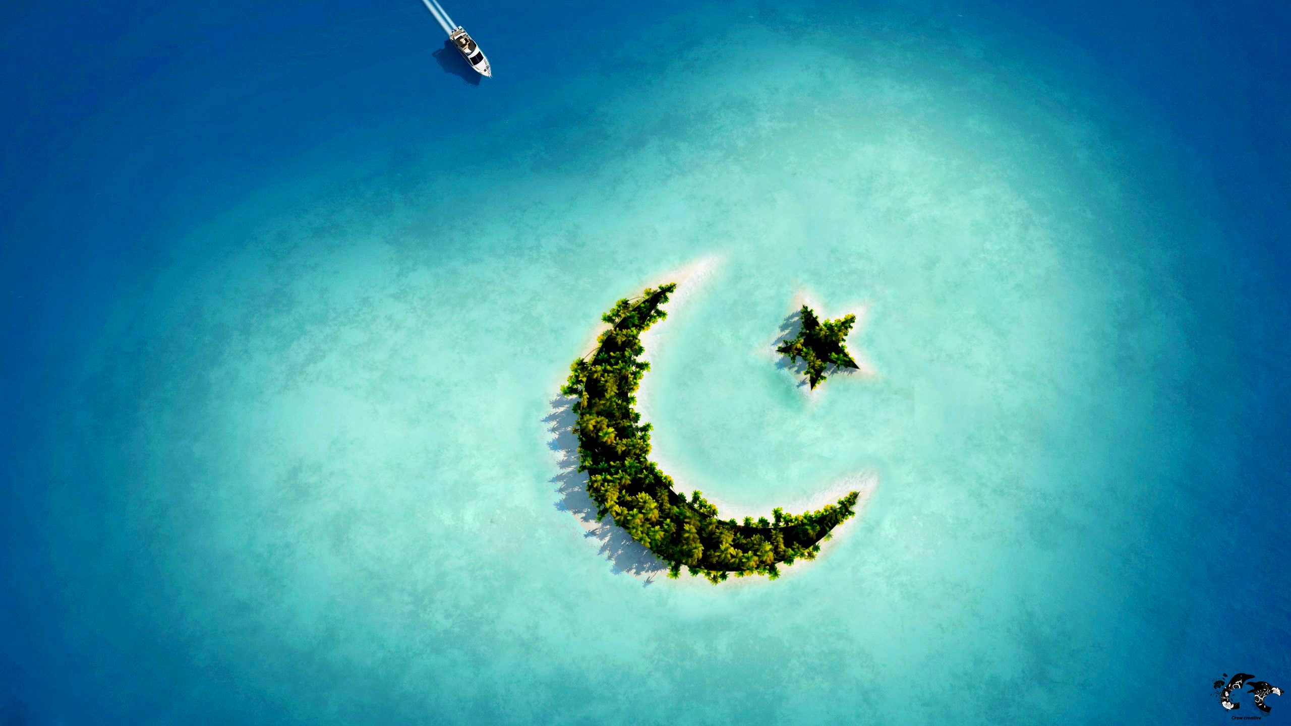 Crescent Moon Star Island473319937